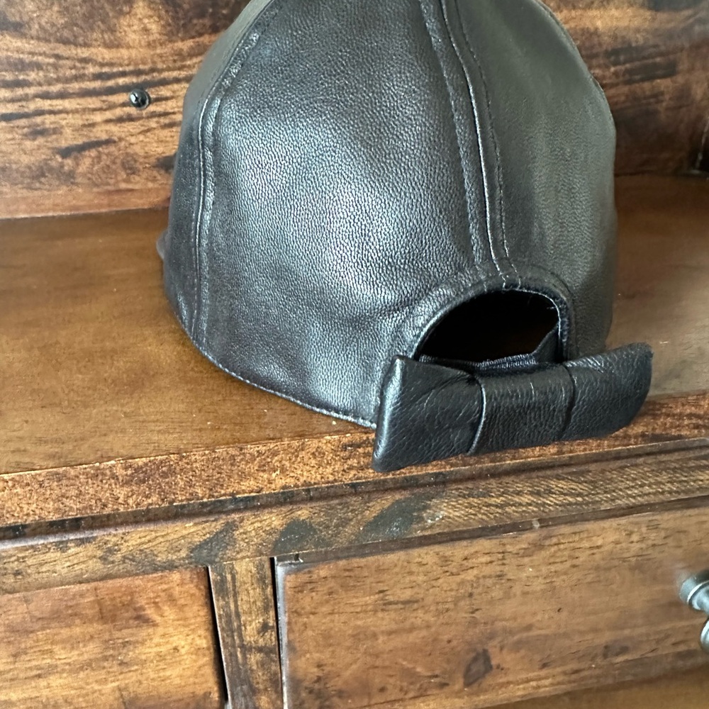 Kate Spade Leather Bow Black “Hats Off” Bow Baseball Cap - Picture 3 of 6